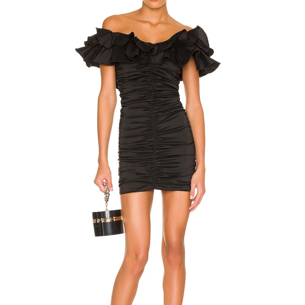 Elegant Black Off-Shoulder Dress